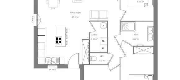 3 bedrooms House in Monnaie, France No. 344088 4