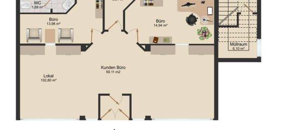 Büro in Villach, Austria 465m², Nr. 180727 11