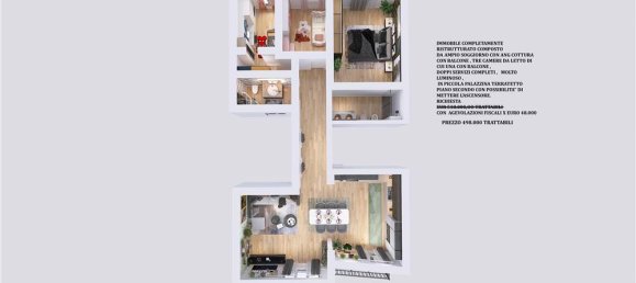 3 غرف نوم شقة في Florence, Italy رقم 181775 26