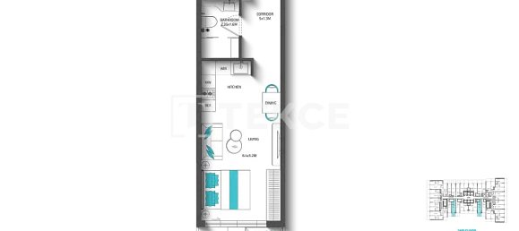 Квартира с 1 спальней в Dubai Land, Дубай, ОАЭ № 203413 25