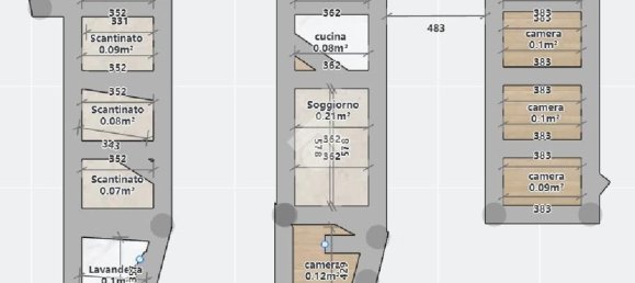 Квартира с 5 спальнями в Калольциокорте, Италия № 312034 25