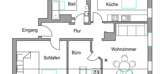 2 غرف نوم شقة في Dachau, Germany رقم 359197 9