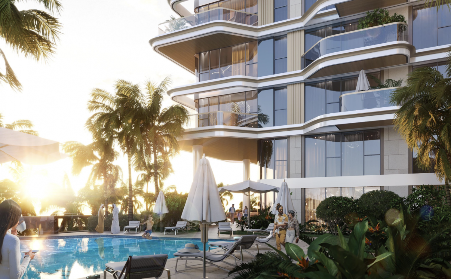 Apartamento de 1 dormitorio en Dubai, UAE No. 94125