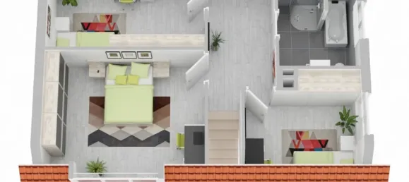 2 غرف نوم تاون هاوس في Stormarn, Germany رقم 357755 19