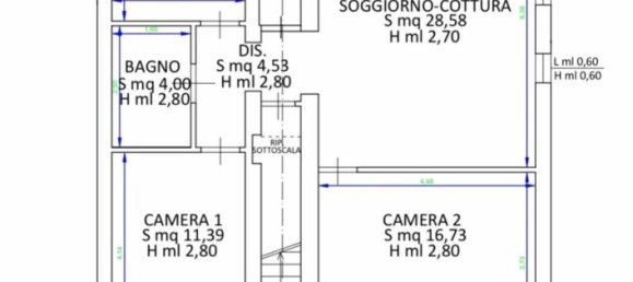 4 rooms Apartment in Ponsacco, Italy No. 309032 4
