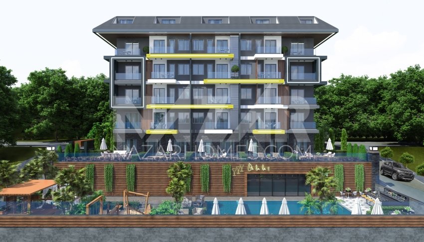 Apartment 1+1 in Alanya, Turkey No. 14423