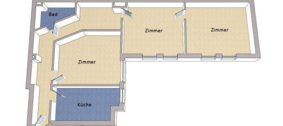 3-salle Appartement à Kreuzberg, Germany No. 270007 3