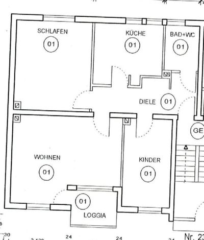 Квартира с 3 комнатами в Кёльн, Германия № 211649