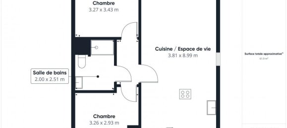 2 Schlafzimmer Wohnung in Asnieres-sur-Seine, France, Nr. 325385 5