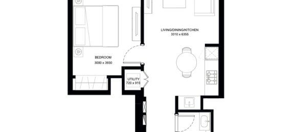 Квартира с 1 спальней в Мохаммед Бин Рашид Сити, ОАЭ № 121201 6