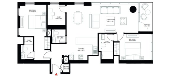 Квартира с 1 спальней в Мохаммед Бин Рашид Сити, ОАЭ № 121201 8