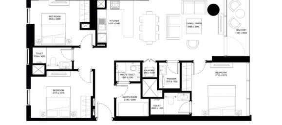 Квартира с 1 спальней в Мохаммед Бин Рашид Сити, ОАЭ № 121201 5