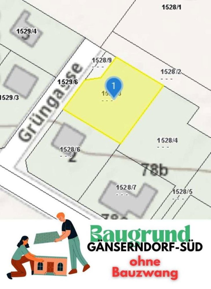 Terreno em Ganserndorf, Austria 532 m² N.º 216547