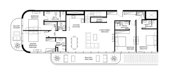 Apartamento de 2 dormitorios en Dubai, UAE No. 121473 7