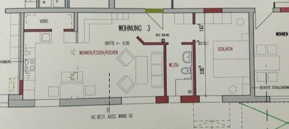 Квартира с 1 спальней в Heidenheim, Германия № 110591 3