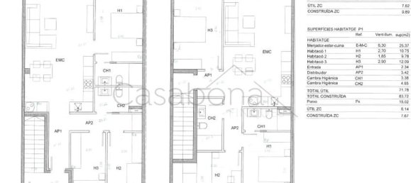 Apartamento de 3 dormitorios en Barcelona, Spain No. 176650 14