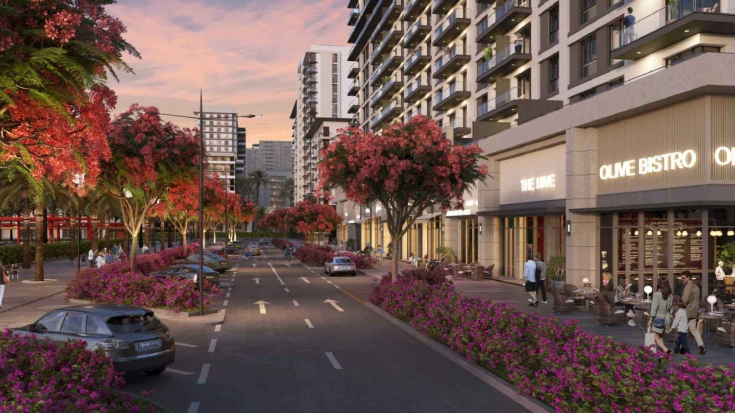 3 Schlafzimmer Wohnung in ARIA, Town Square, UAE, Nr. 61762