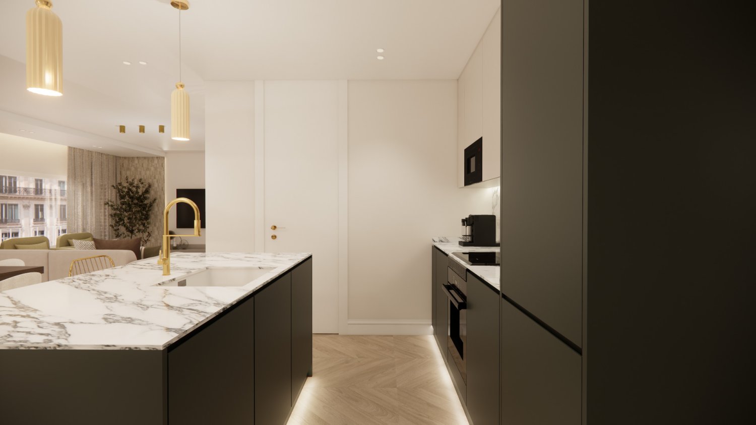 3 bedrooms Apartment in Madrid, Spain No. 92817