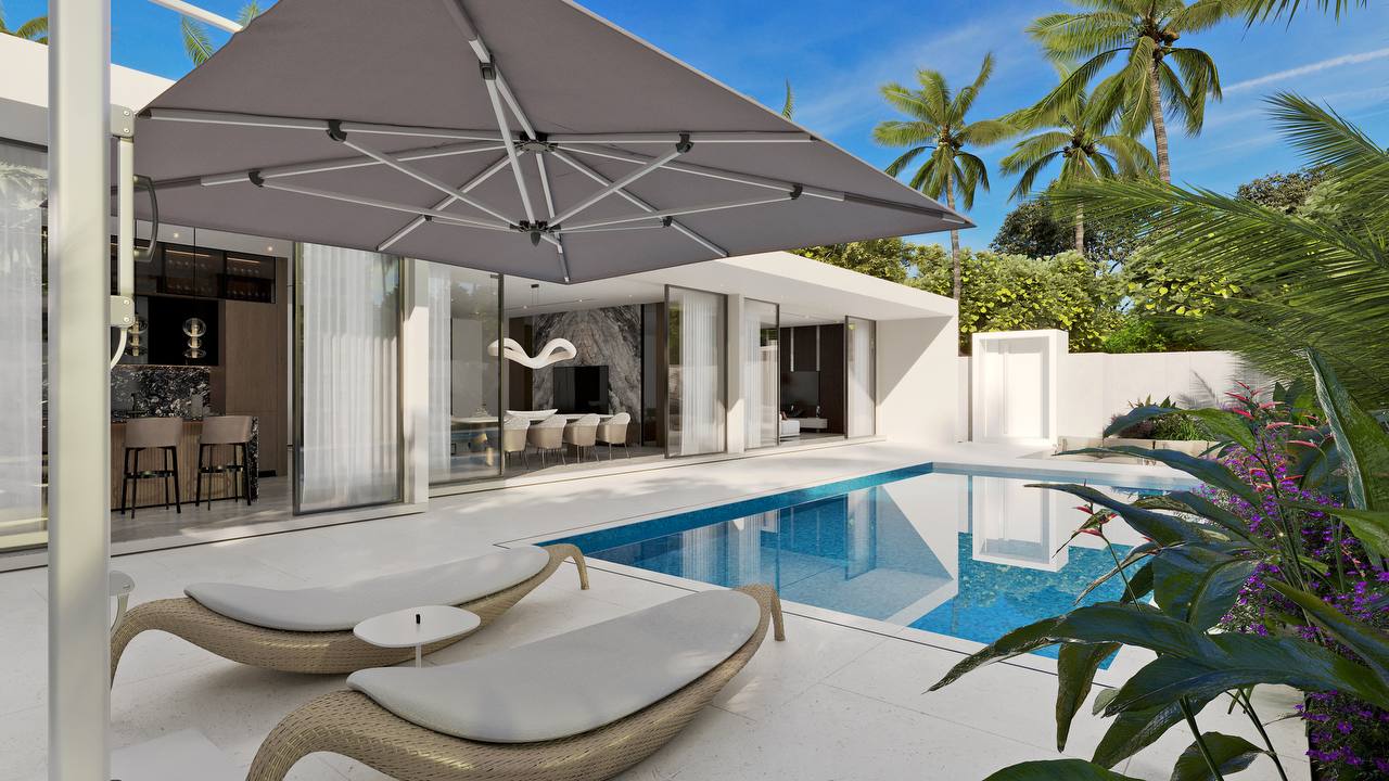 Вилла с 3 спальнями в Alam Villas, Kerobokan, Индонезия № 2230