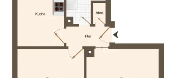 Квартира с 2 спальнями в Лёррах, Германия № 303693 2