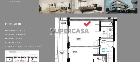 2 Schlafzimmer Doppelhaus in Aveiro, Portugal, Nr. 153362 5