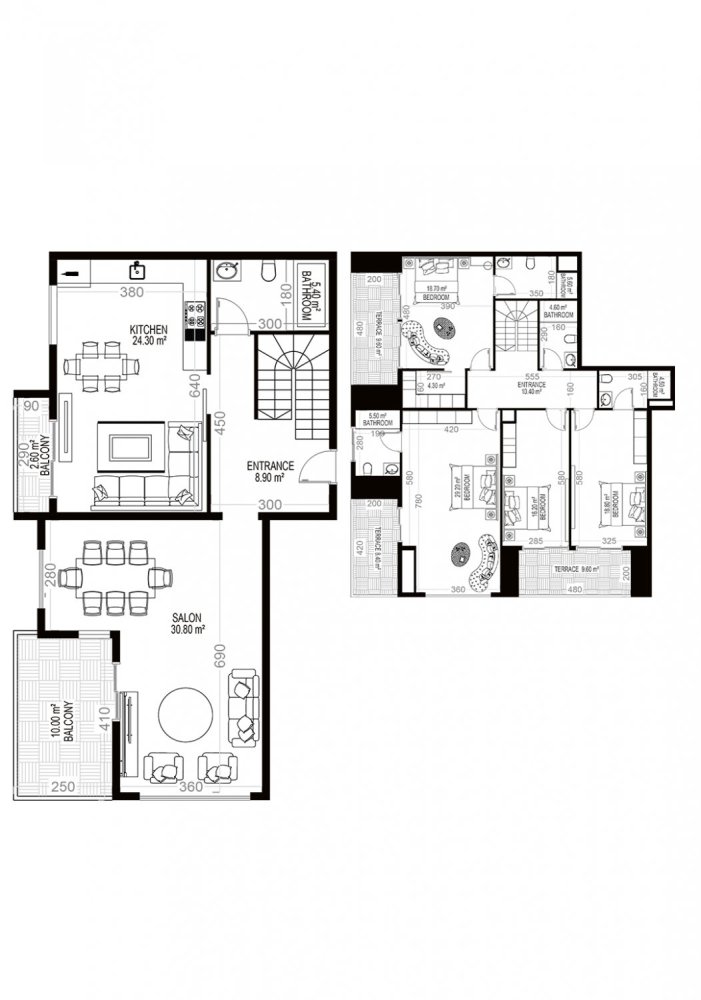 Penthouse 4+2 in Yekta Sungate Residence, Gazipasa, Turkey No. 35443 1