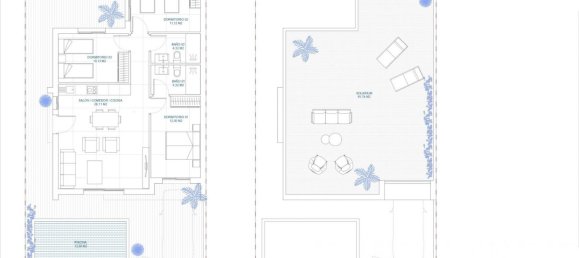 3 غرف نوم فيلا في Balsicas, Spain رقم 7249 9