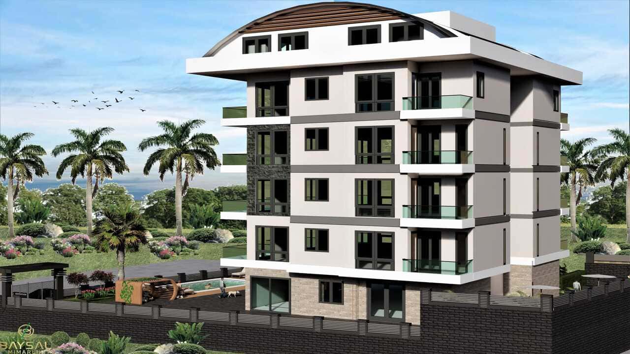 Apartamento 2+1 em Morganite Residence, Payallar, Turkey N.º 38311