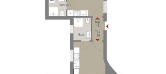 Apartamento de 3 divisões em Brigittenau, Austria N.º 58394 27
