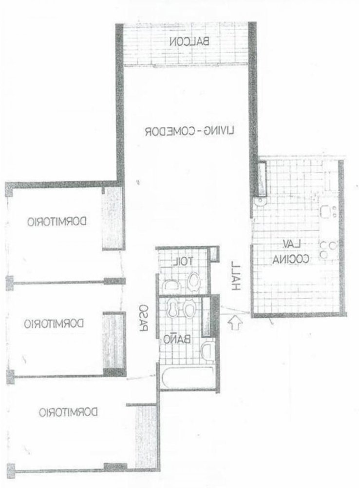 Apartamento de 3 dormitorios en Buenos Aires, Argentina No. 85550