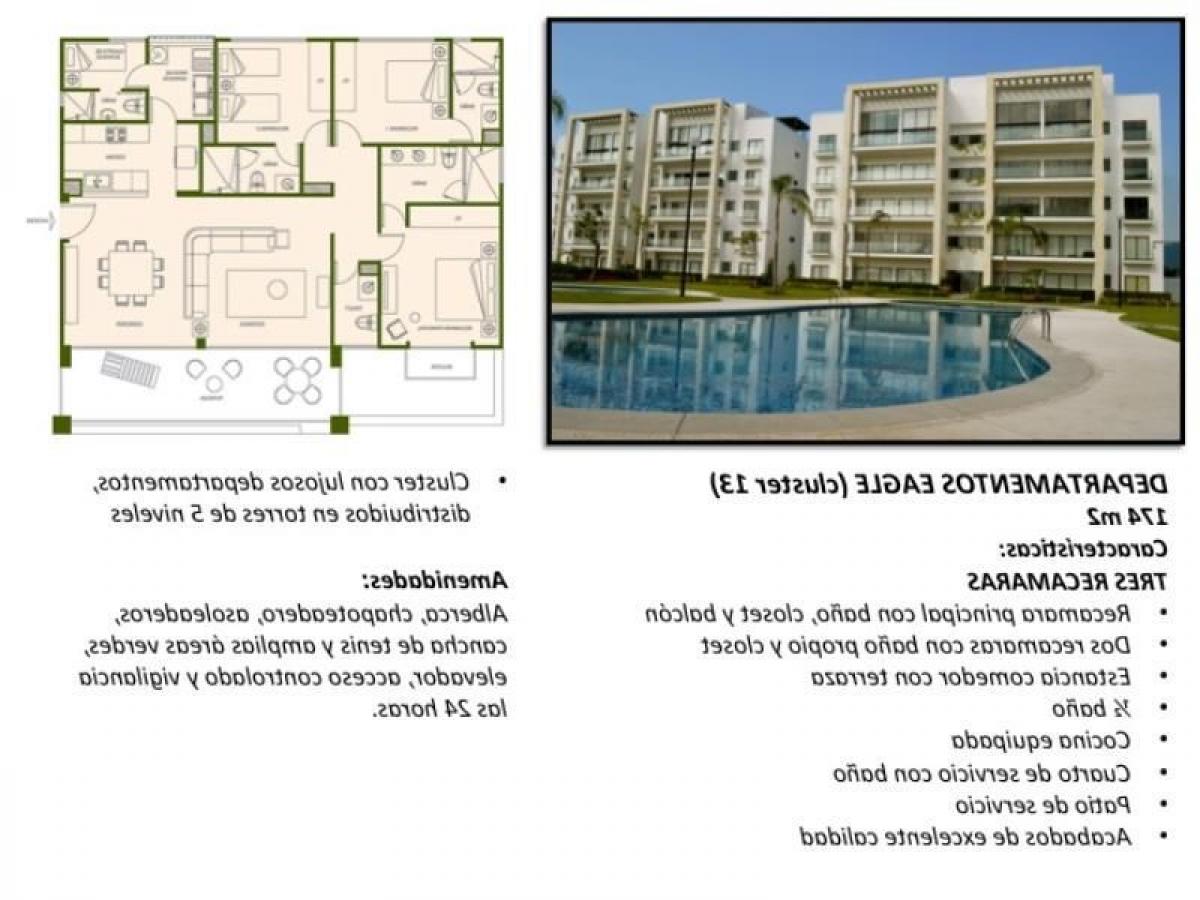 3 Schlafzimmer Wohnung in Morelos, Mexico, Nr. 172747