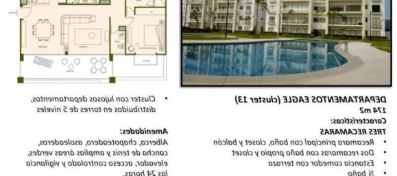 3 Schlafzimmer Wohnung in Morelos, Mexico, Nr. 172747 2