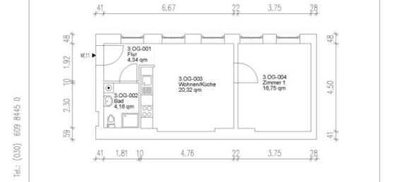 Студия в Кройцберг, Германия № 262439 16