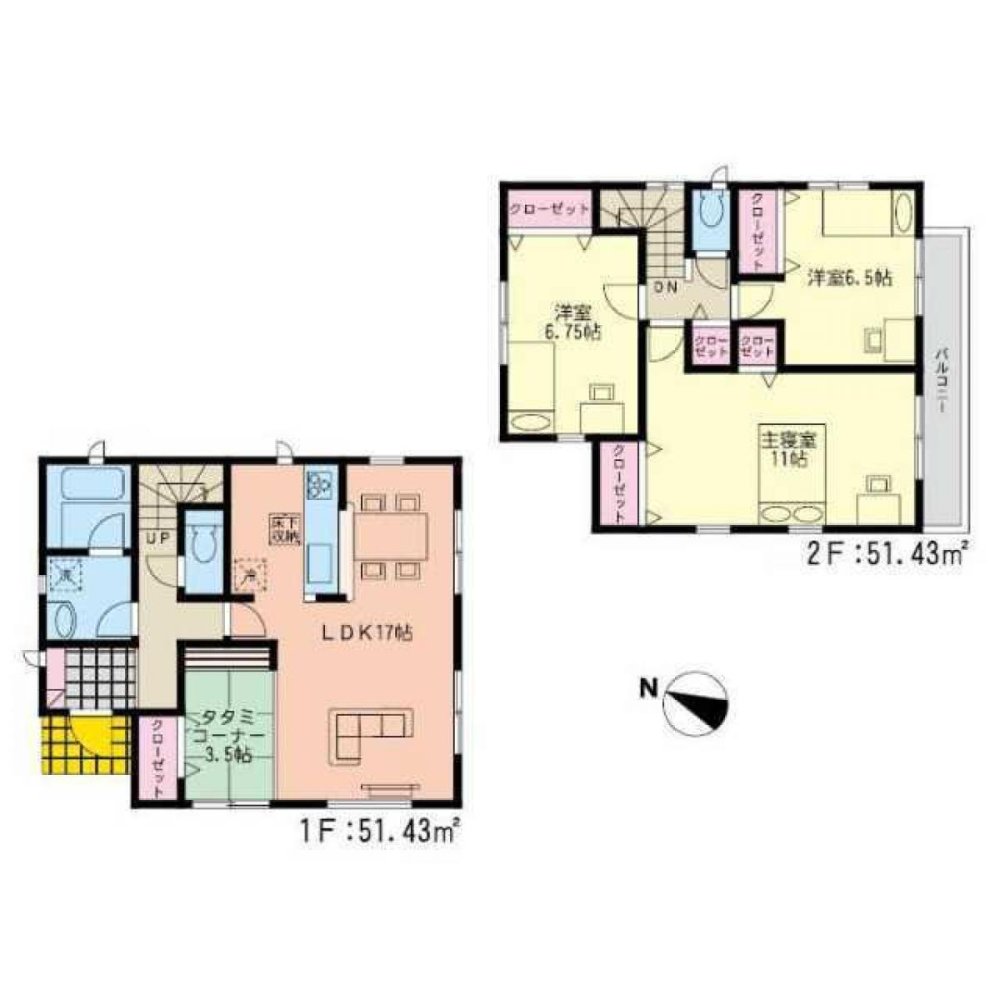 3 غرف نوم منزل في Fukuoka, Japan رقم 3360