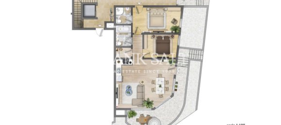 Penthouse T2 em Marsaskala, Malta N.º 5115 31