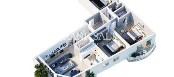 Penthouse T2 em Marsaskala, Malta N.º 5115 18