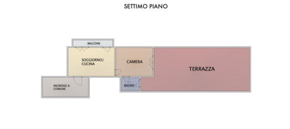 Penthouse de 2 divisões em Florence, Italy N.º 80569 22