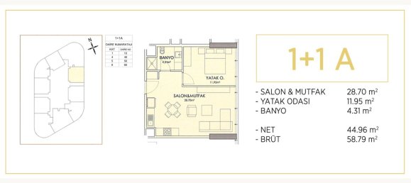 2 rooms Apartment in Kadikoy, Turkey No. 41120 11