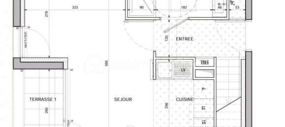 2 Schlafzimmer Doppelhaus in Bobigny, France, Nr. 345851 4