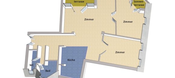 3 bedrooms Apartment in Moabit, Germany No. 258637 8