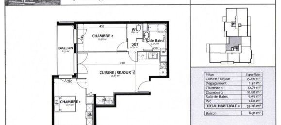 Квартира с 2 спальнями в Шуази-ле-Руа, Франция № 176777 7