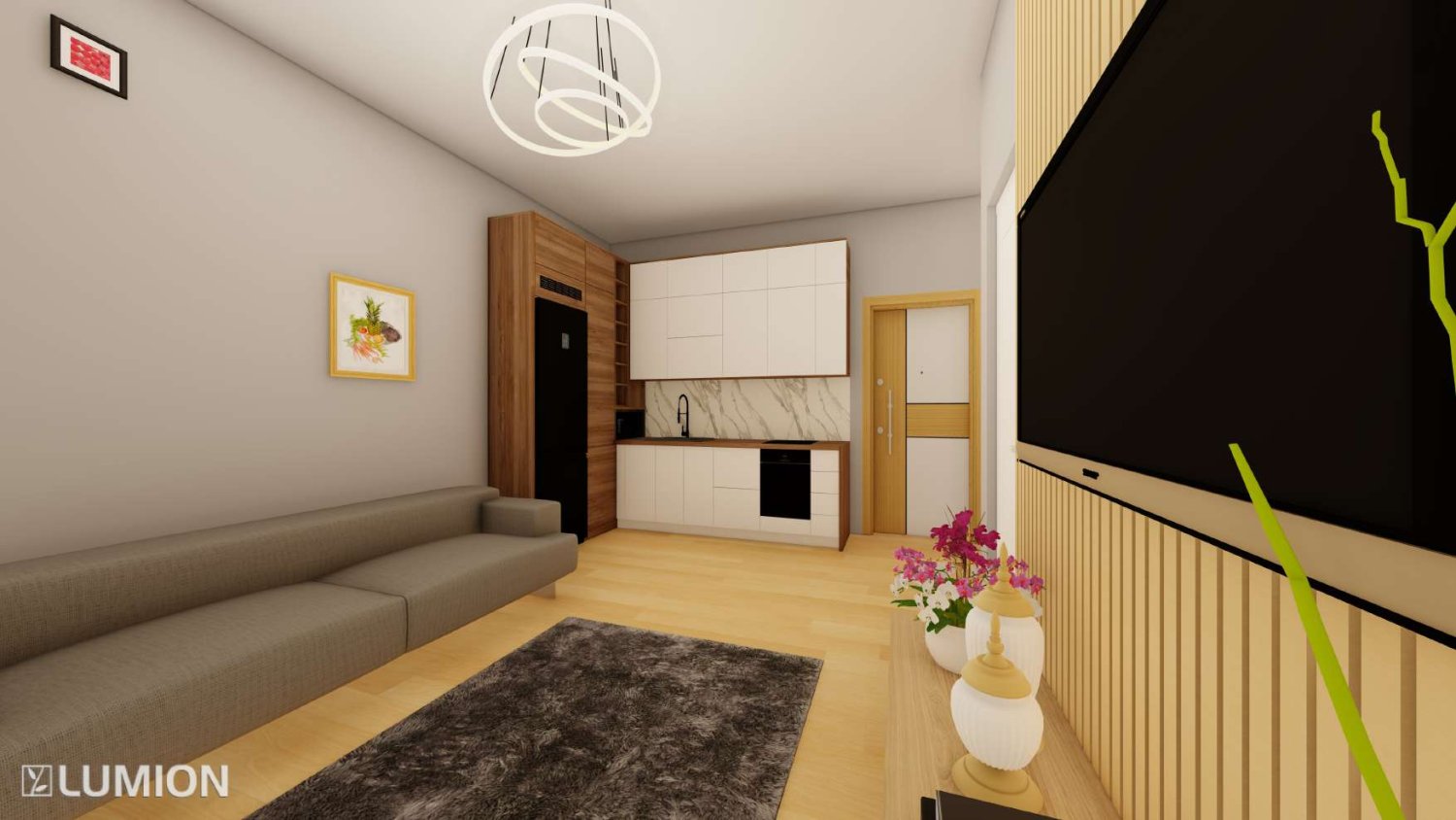 شقة 1+1 في Mersin, Turkey رقم 15359