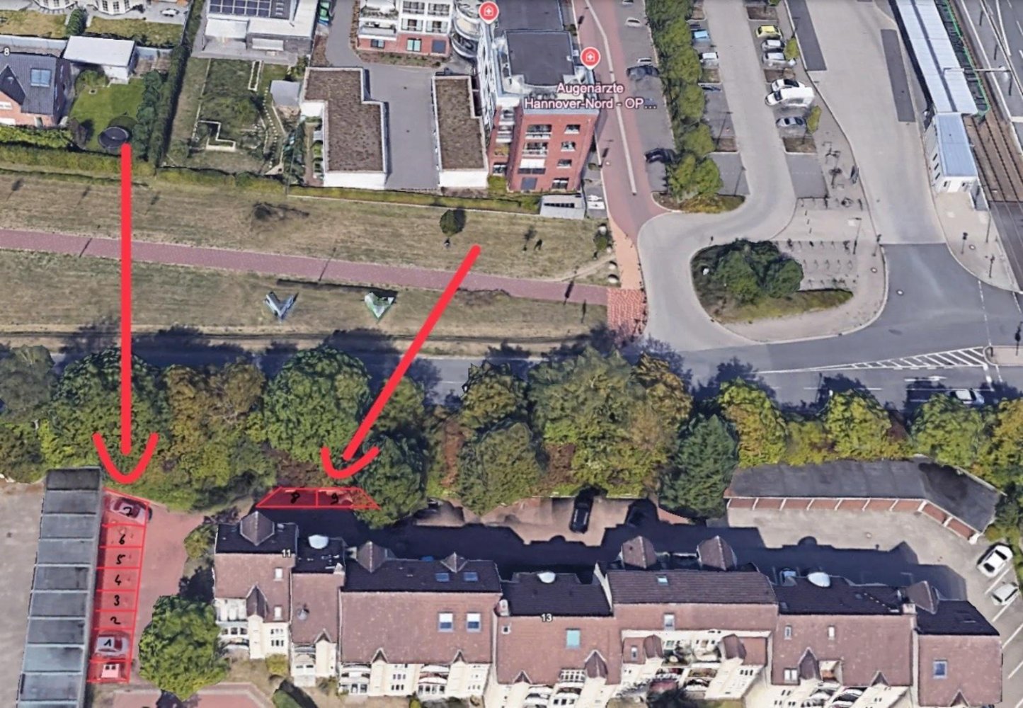 Парковка в Ганновер, Германия № 227282