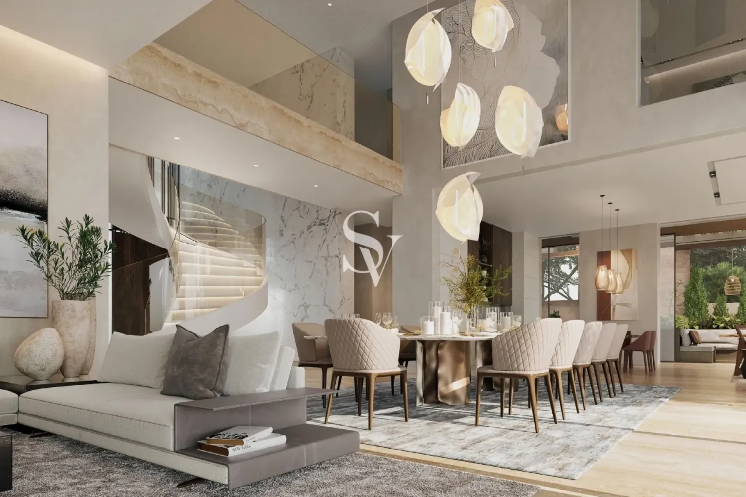 Вилла с 6 спальнями в Tilal Al Ghaf, ОАЭ № 107601