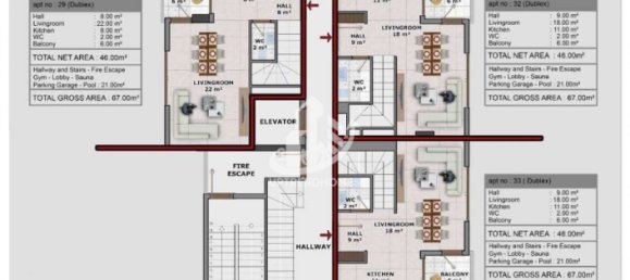 Apartment 1+1 in Oba, Turkey No. 3730 10