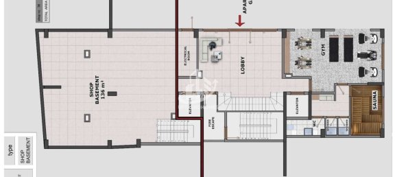 Apartment 1+1 in Oba, Turkey No. 3730 8
