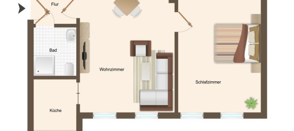 Квартира с 4 комнатами в Дрезден, Германия № 251000 7