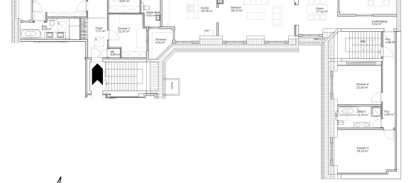 Пентхаус с 4 спальнями в Фридрихсхайн, Германия № 293042 9