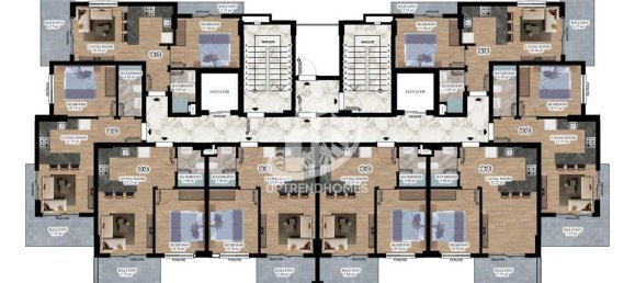 Квартира 1+1 в Конаклы, Турция № 3778 16