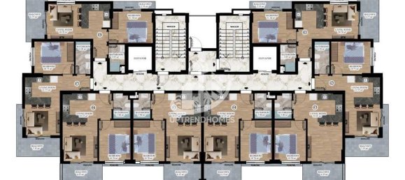 Квартира 1+1 в Конаклы, Турция № 3778 15